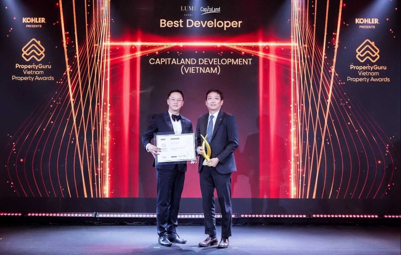 Capitaland đoạt 7 giải thưởng danh giá tại Vietnam Propertyguru