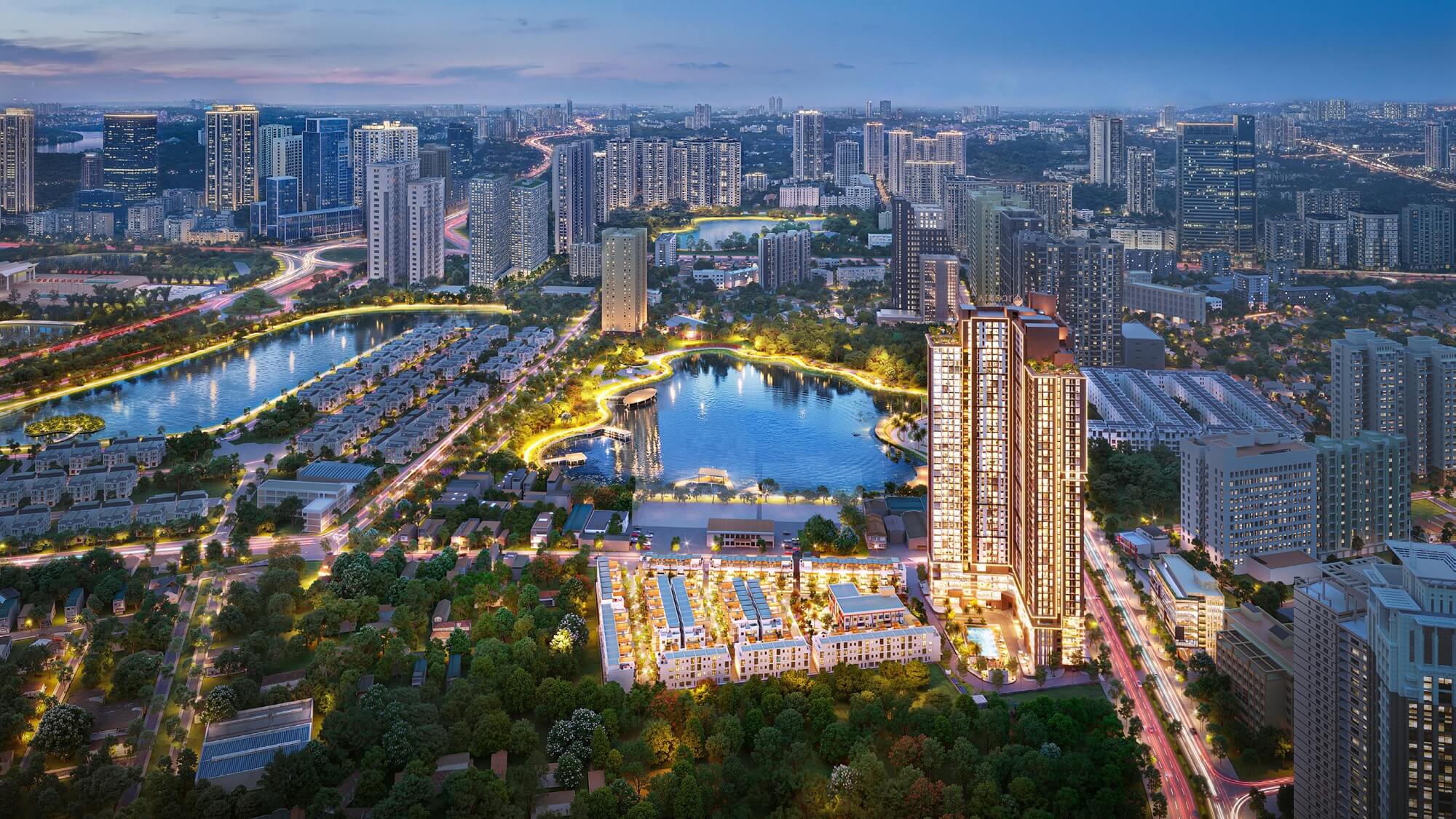 Phối cảnh dự án Iconia Lakeside 